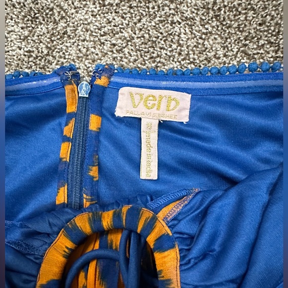 Anthropologie Verb by Pallavi Singhee Cut-Out Midi Dress Size Small - - Picture 11 of 11